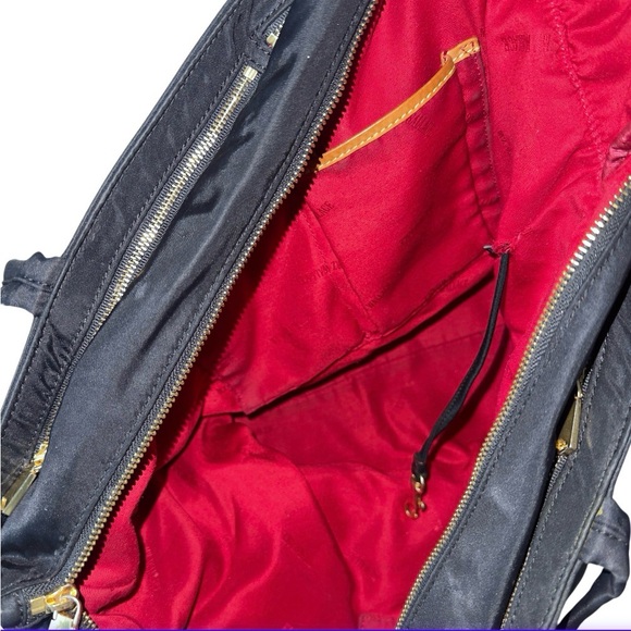 MZ Wallace Black Large SoHo Tote Bag Travel Luggage Sleeve - Picture 12 of 13